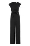 Calvin Klein Jumpsuit In Thin And Stretchy Knit In Black