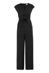 Calvin Klein Jumpsuit In Thin And Stretchy Knit In Black