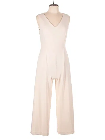 Pre-owned Calvin Klein Jumpsuit In Ivory