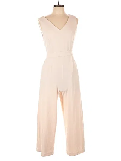 Pre-owned Calvin Klein Jumpsuit In Ivory