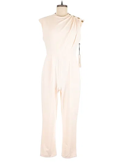 Pre-owned Calvin Klein Jumpsuit In Ivory