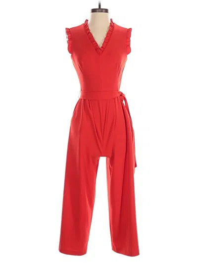 Pre-owned Calvin Klein Jumpsuit In Red