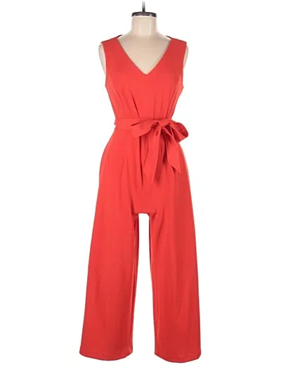 Pre-owned Calvin Klein Jumpsuit In Red