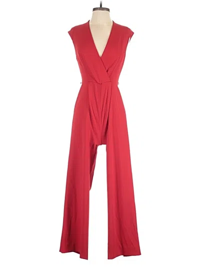 Pre-owned Calvin Klein Jumpsuit In Red