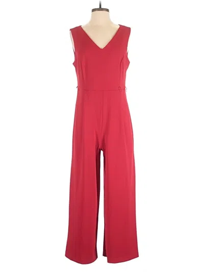 Pre-owned Calvin Klein Jumpsuit In Red