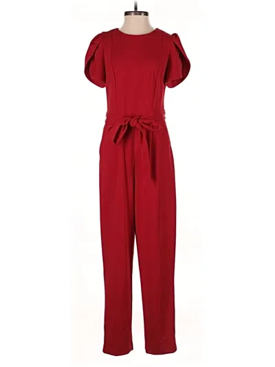 Pre-owned Calvin Klein Jumpsuit In Red