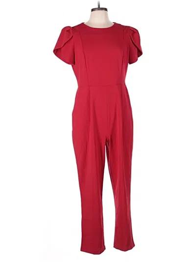 Pre-owned Calvin Klein Jumpsuit In Red