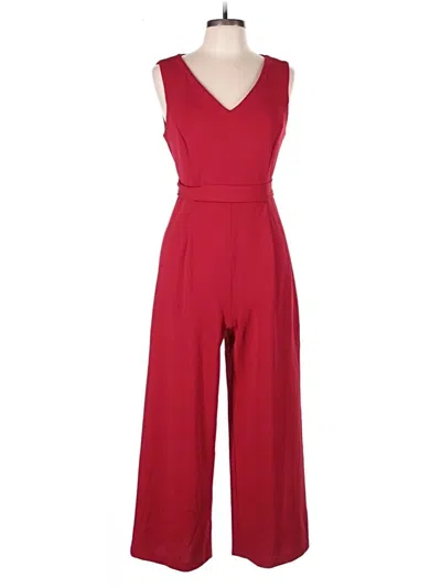 Pre-owned Calvin Klein Jumpsuit In Red
