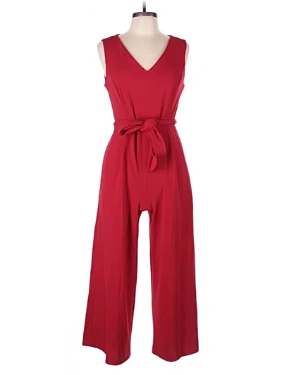 Pre-owned Calvin Klein Jumpsuit In Red