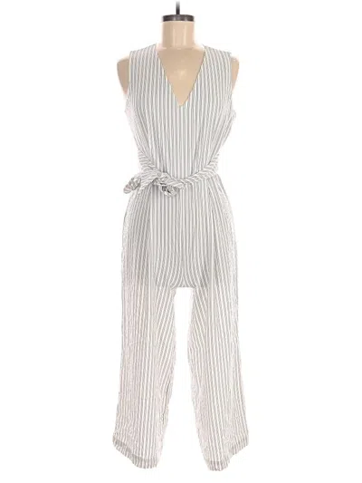 Pre-owned Calvin Klein Jumpsuit In White