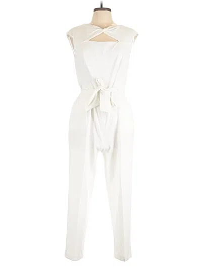 Pre-owned Calvin Klein Jumpsuit In White