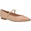 Calvin Klein Kamryn Pointed Toe Flat In Light Pink