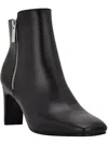 CALVIN KLEIN KCCOLI2 WOMENS SQUARE TOE FAUX LEATHER ANKLE BOOTS