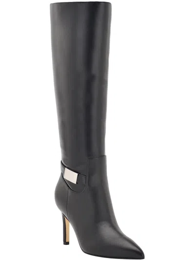 Calvin Klein Kcjeora Womens Faux Leather Tall Knee-high Boots In Multi