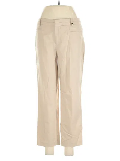 Calvin Klein Khaki Pant In Burgundy