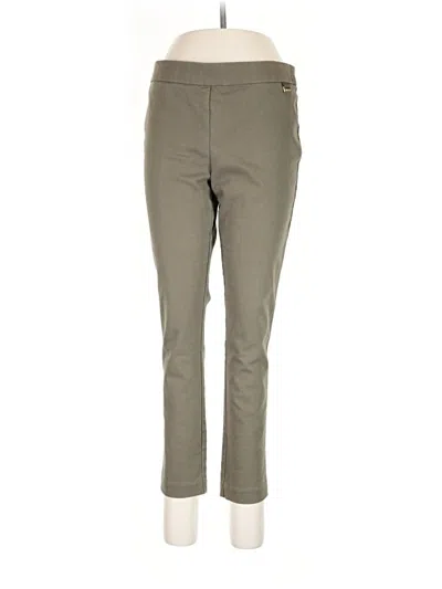 Pre-owned Calvin Klein Khaki Pant In Green