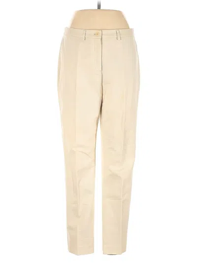 Pre-owned Calvin Klein Khaki Pant In White
