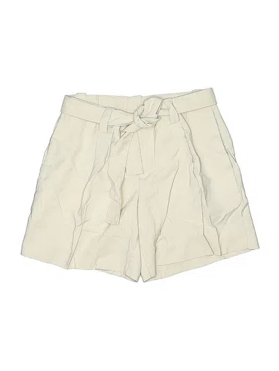 Pre-owned Calvin Klein Khaki Shorts In White