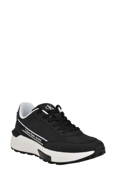 Calvin Klein Khalli Sneaker In Black,white