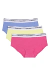 CALVIN KLEIN KIDS' 3-PACK HIPSTER BRIEFS