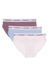 Calvin Klein Kids' Assorted 3-pack Bikini Briefs In Multi