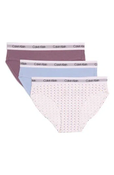 Calvin Klein Kids' Assorted 3-pack Bikini Briefs In Multi