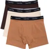Calvin Klein Kids' Assorted 3-pack Stretch Cotton Boxer Briefs In Multi