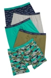 Calvin Klein Kids' Assorted 5-pack Boxer Briefs In Ht/cm/nv