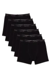 Calvin Klein Kids' Assorted 6-pack Boxer Briefs In Black