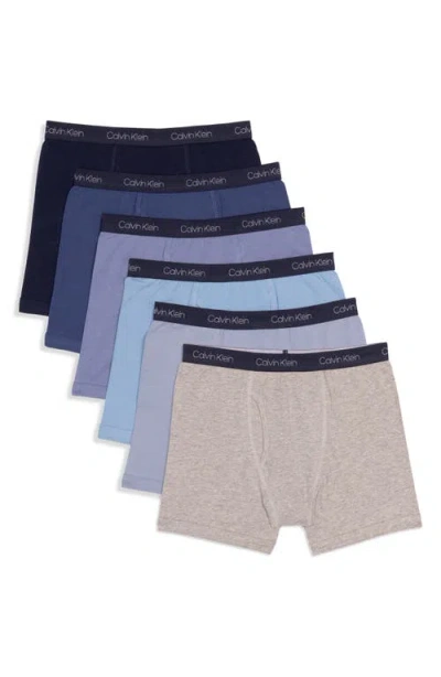 Calvin Klein Kids' Assorted 6-pack Boxer Briefs In Multi