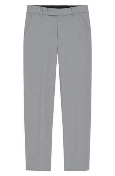 Calvin Klein Kids' Infinite Stretch Dress Pants In Gray