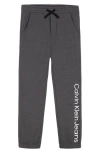 Calvin Klein Boys 8-20 Ribbed Cuffs Jogger Pants In Gray