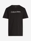 Calvin Klein Kids Logo T-shirt In Black