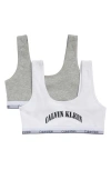 Calvin Klein Girls' 6-16 Full Coverage Bra, 2-pack In Multi