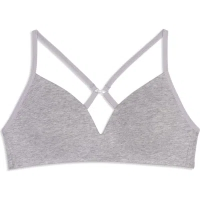 Calvin Klein Kids' Softie Cup T-shirt Bra In H.gray