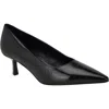 Calvin Klein Kierra Pointed Toe Pump In Black Texture
