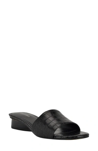 Calvin Klein Kimmie Slide Sandal In Black
