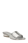 Calvin Klein Kimmie Slide Sandal In Silver