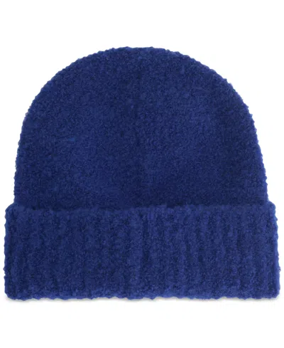 Calvin Klein Knit Boucle Beanie In Byzantine