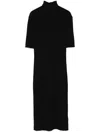 Calvin Klein Mock-neck Knitted Mini Dress