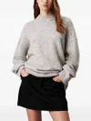 Calvin Klein Knitted Jumper In Gray