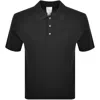 Calvin Klein Knitted Polo Black In Black
