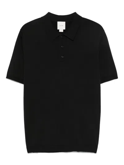 Calvin Klein Polo Shirt In Cotton In Black
