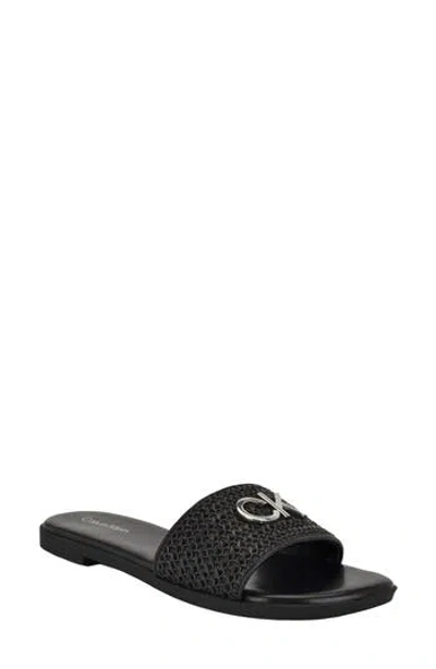 Calvin Klein Koly Slide Sandal In Black