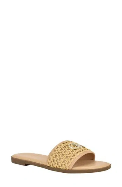 Calvin Klein Koly Slide Sandal In Brown