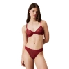 Calvin Klein Lace Bra In Syrah