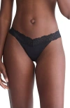 CALVIN KLEIN CALVIN KLEIN LACE TRIM THONG