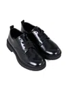 Calvin Klein Lace-up Mocassins In Black