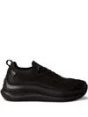 Calvin Klein Lace-up Sneakers In Black
