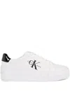 Calvin Klein Lace-up Sneakers In White